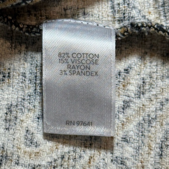 J Jill Shift Dress Sleeveless Black Gold Brown Cotton Blend Women’s size Small - Picture 6 of 9